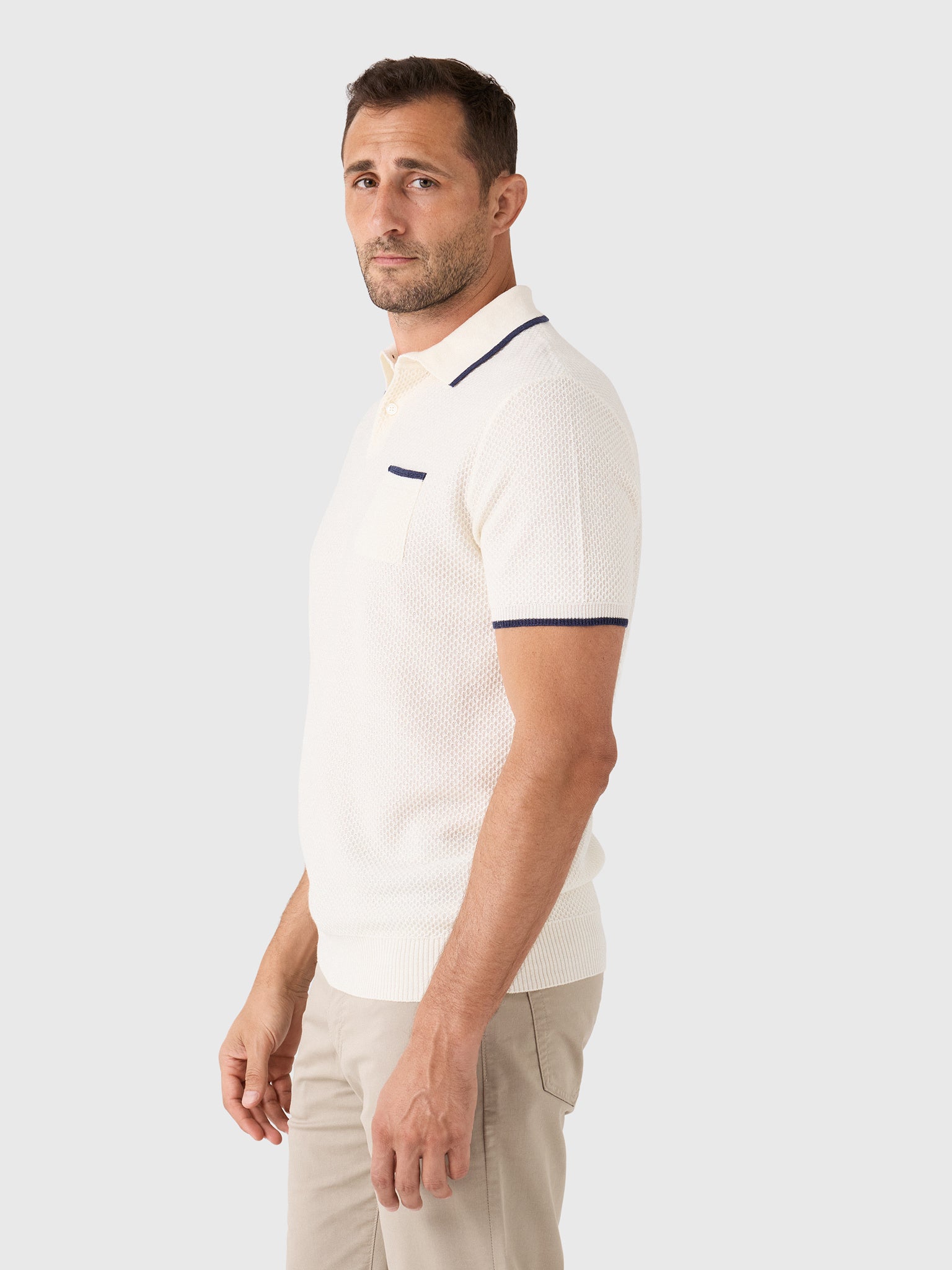 Greyson Men's Seneca Sweater Polo - Saint Bernard