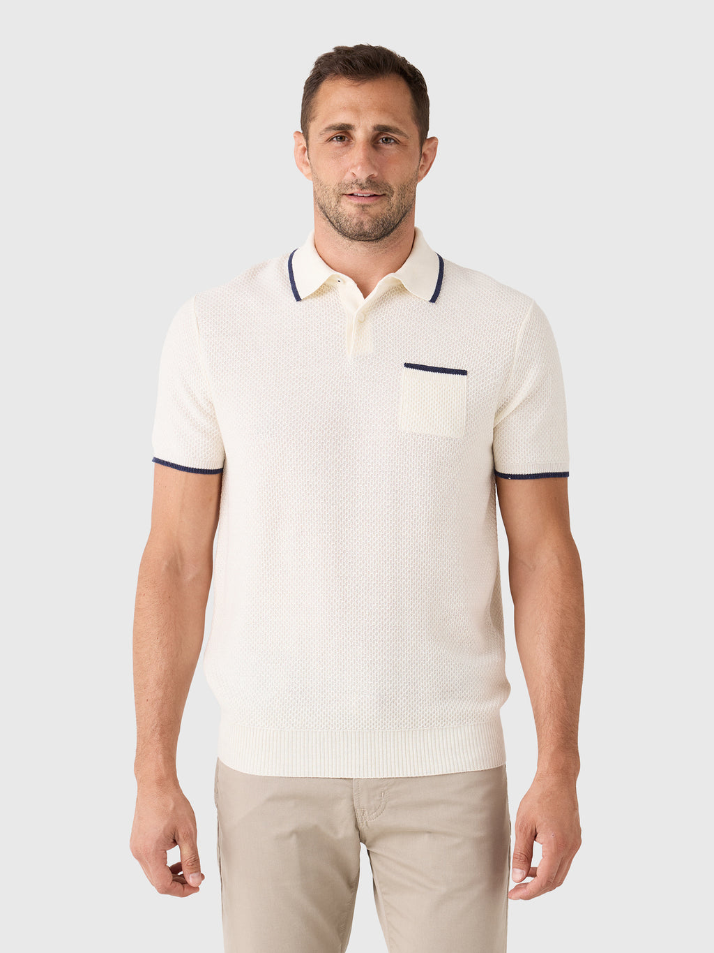 Greyson Men's Seneca Sweater Polo - Saint Bernard