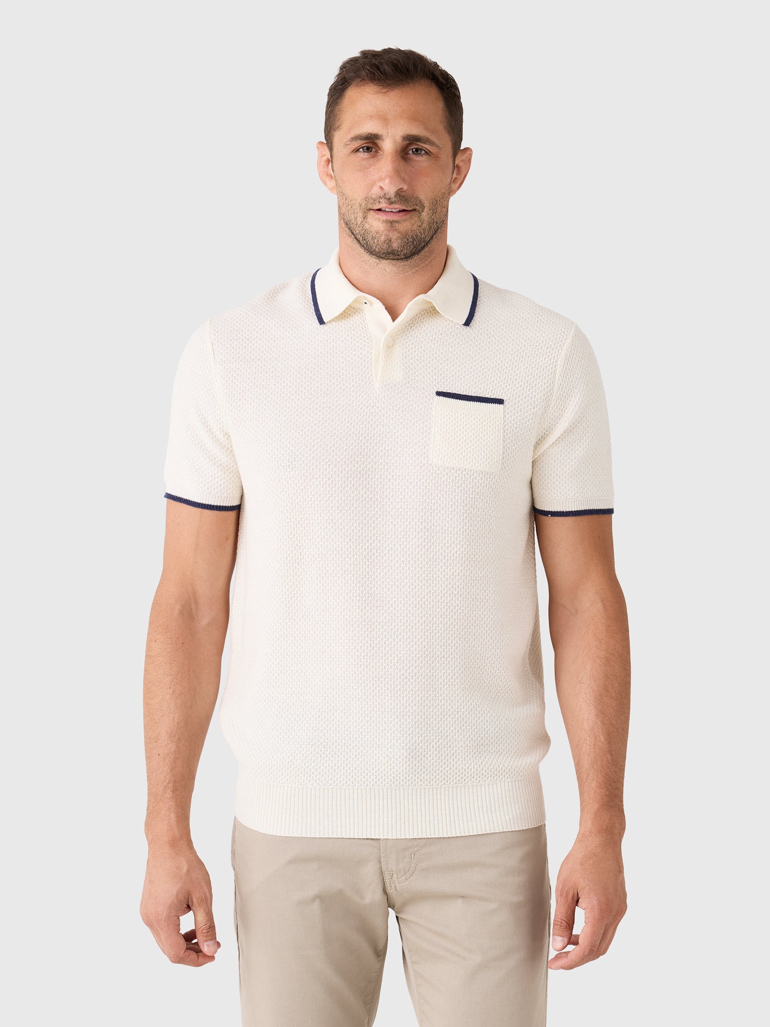 Greyson Men's Seneca Sweater Polo - Saint Bernard