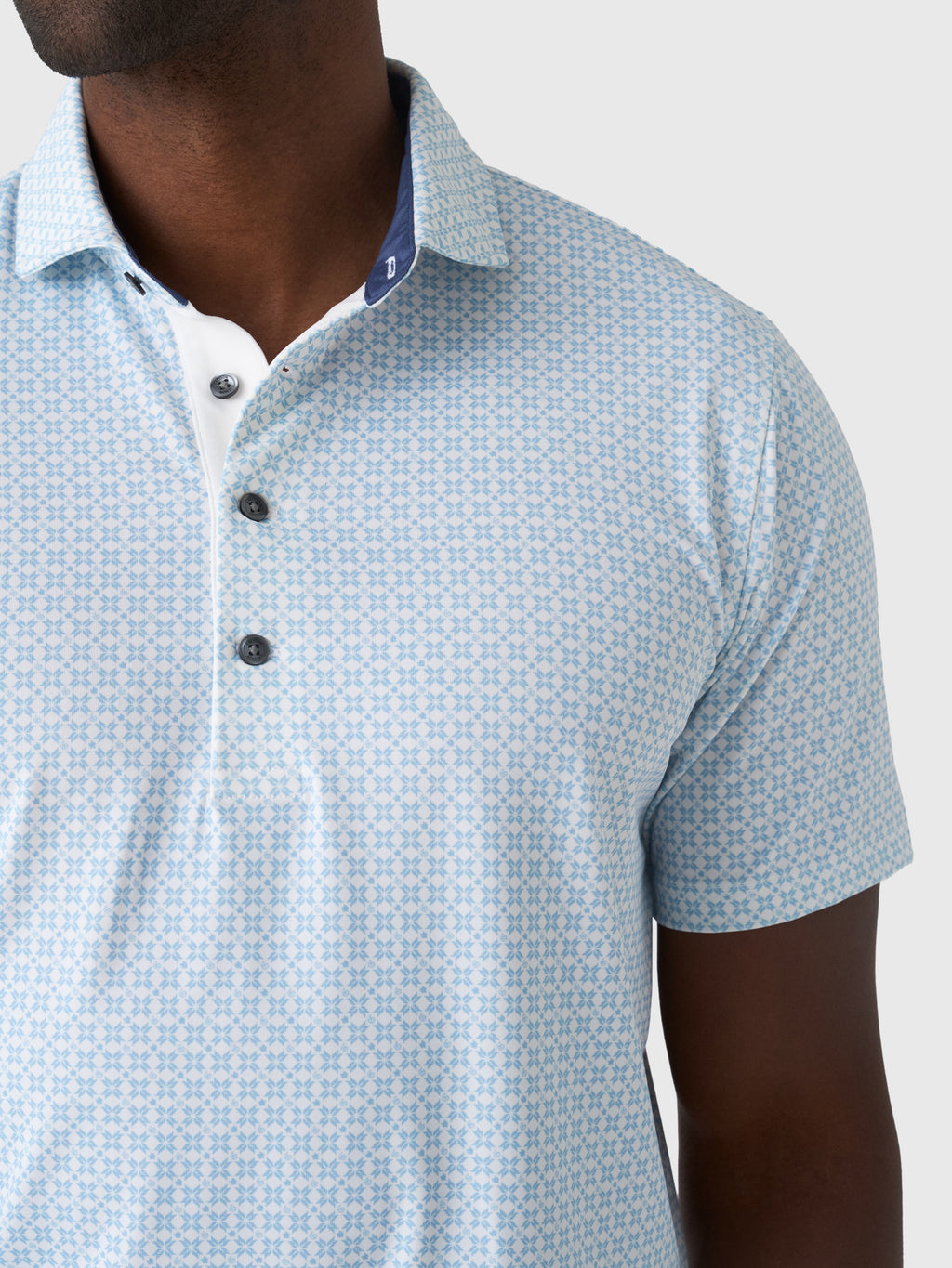 Greyson Men's Ghost Thistle Polo - Saint Bernard