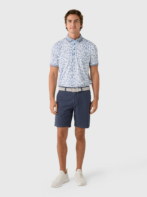 Greyson Men's Coral Curiosities Polo