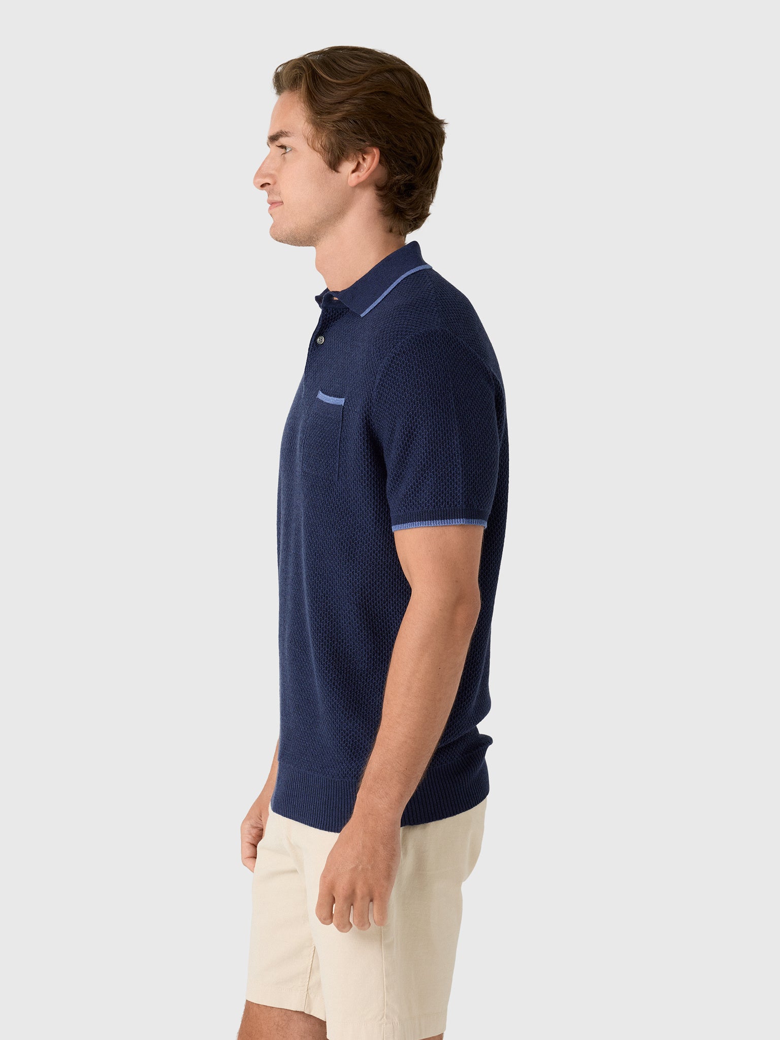 Greyson Men's Seneca Sweater Polo - Saint Bernard