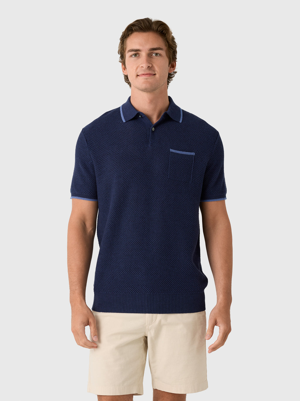 Greyson Men's Seneca Sweater Polo - Saint Bernard