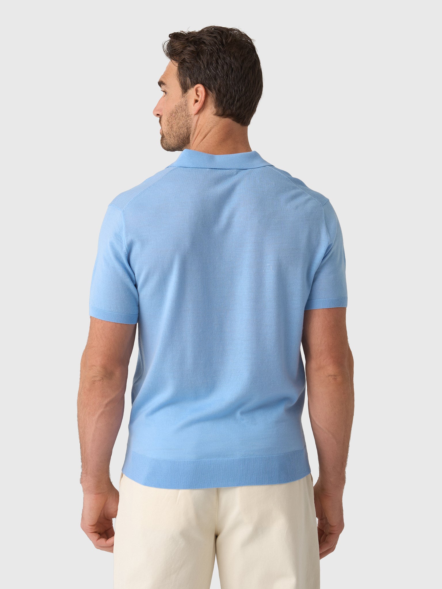 Greyson Men's Saratoga Short Sleeve Sweater Polo - Saint Bernard