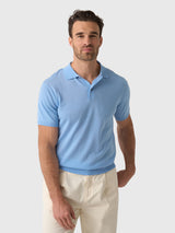 Greyson Men's Saratoga Short Sleeve Sweater Polo - Saint Bernard