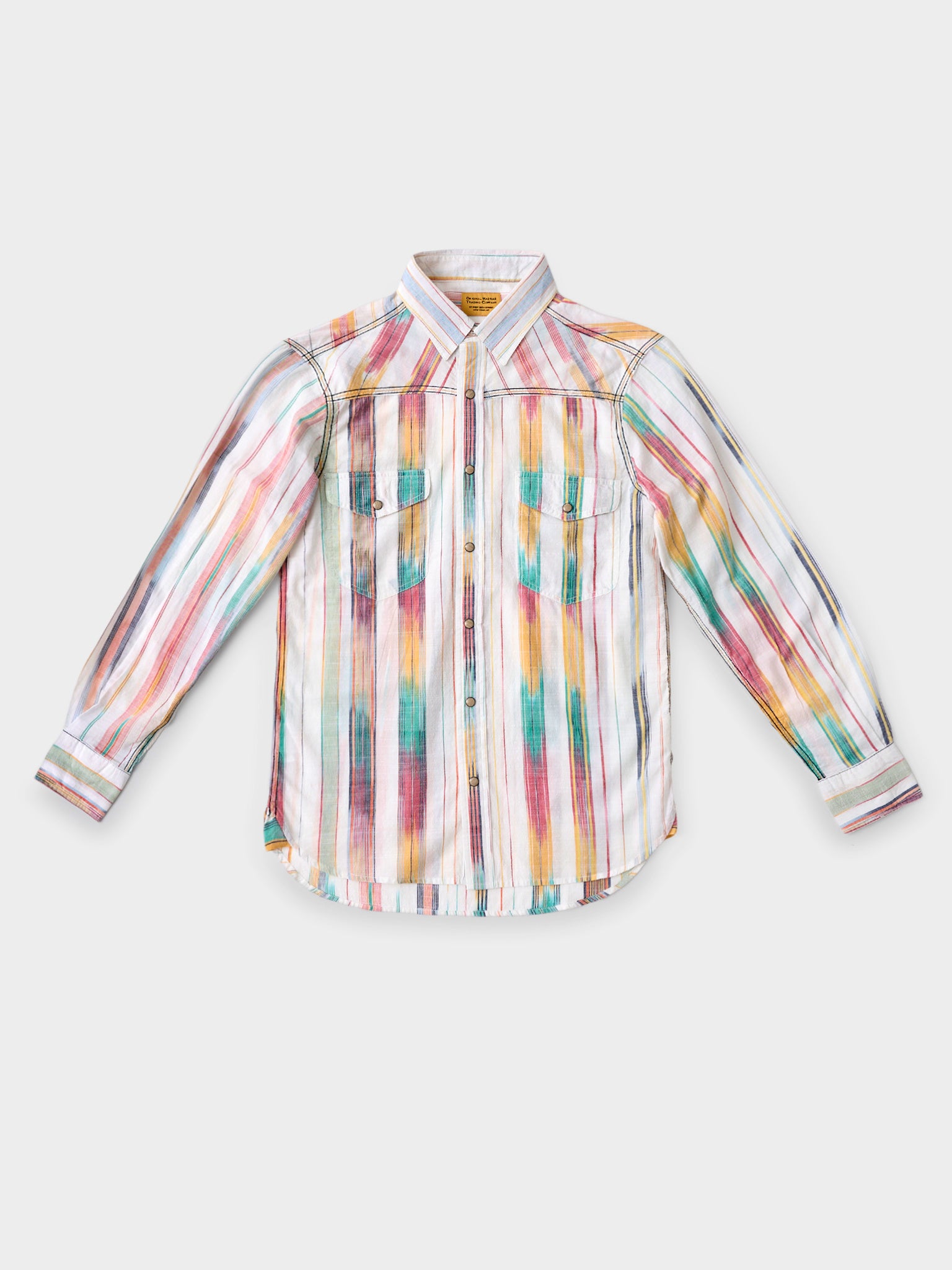 Original Madras Trading Company Men's N°107 Western Long Sleeve Shirt