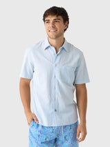 Original Madras Trading Company Men's N°114 Lax Short Sleeve Shirt - Saint Bernard