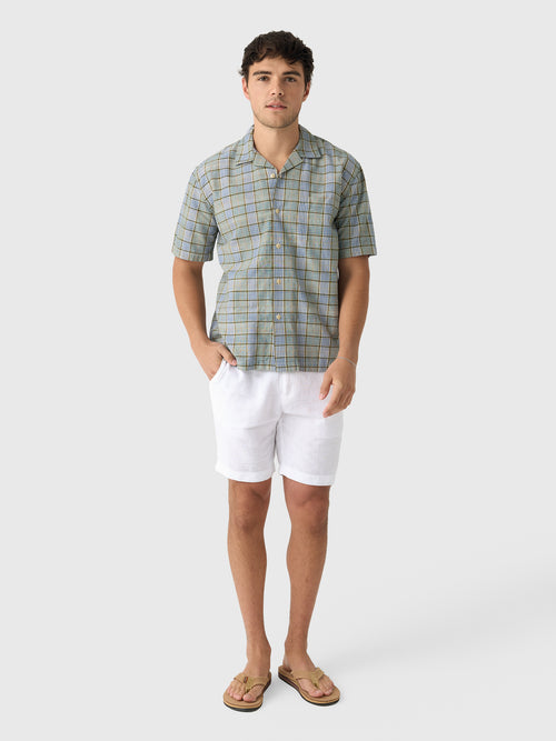 Original Madras Trading Company Men's N°153 Lax Short Sleeve Shirt