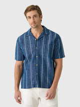 Original Madras Trading Company Men's N°153 Lax Short Sleeve Shirt - Saint Bernard
