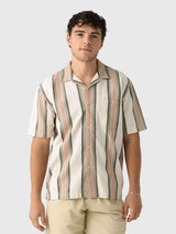Original Madras Trading Company Men's N°153 Lax Short Sleeve Shirt - Saint Bernard
