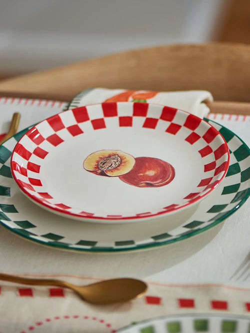 Misette Still Life Embroidered Linen Placemat Set