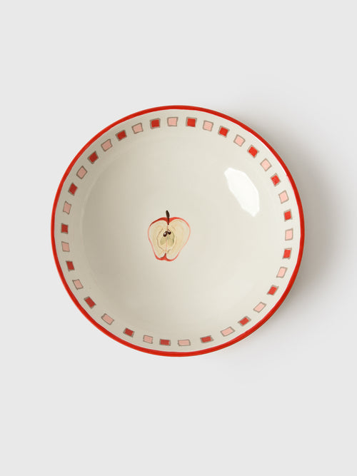 Misette Still Life Hand-Painted Serving Bowl