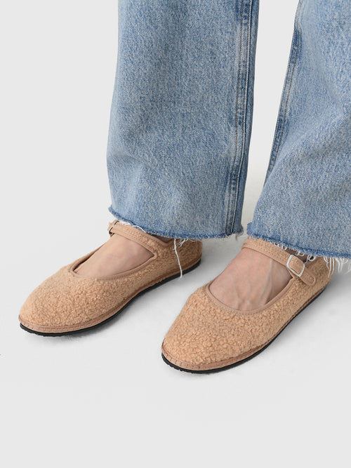 Vibi Venezia Women's Mary Jane Bouclé Flat