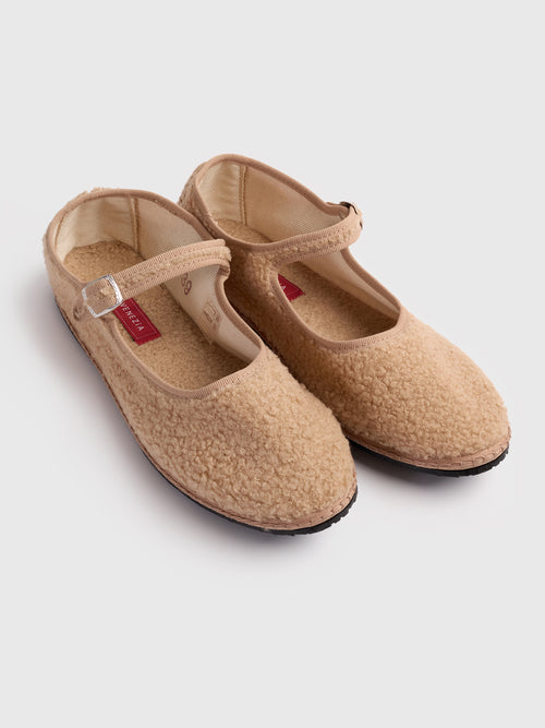 Vibi Venezia Women's Mary Jane Bouclé Flat