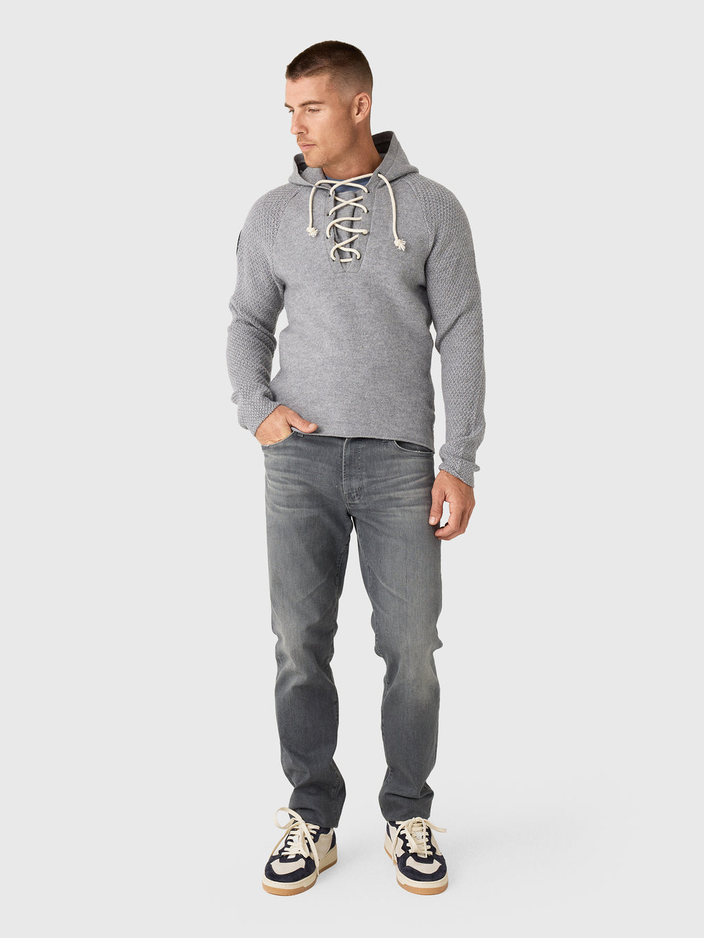 Amundsen Men's Boiled Laced Hoodie - Saint Bernard