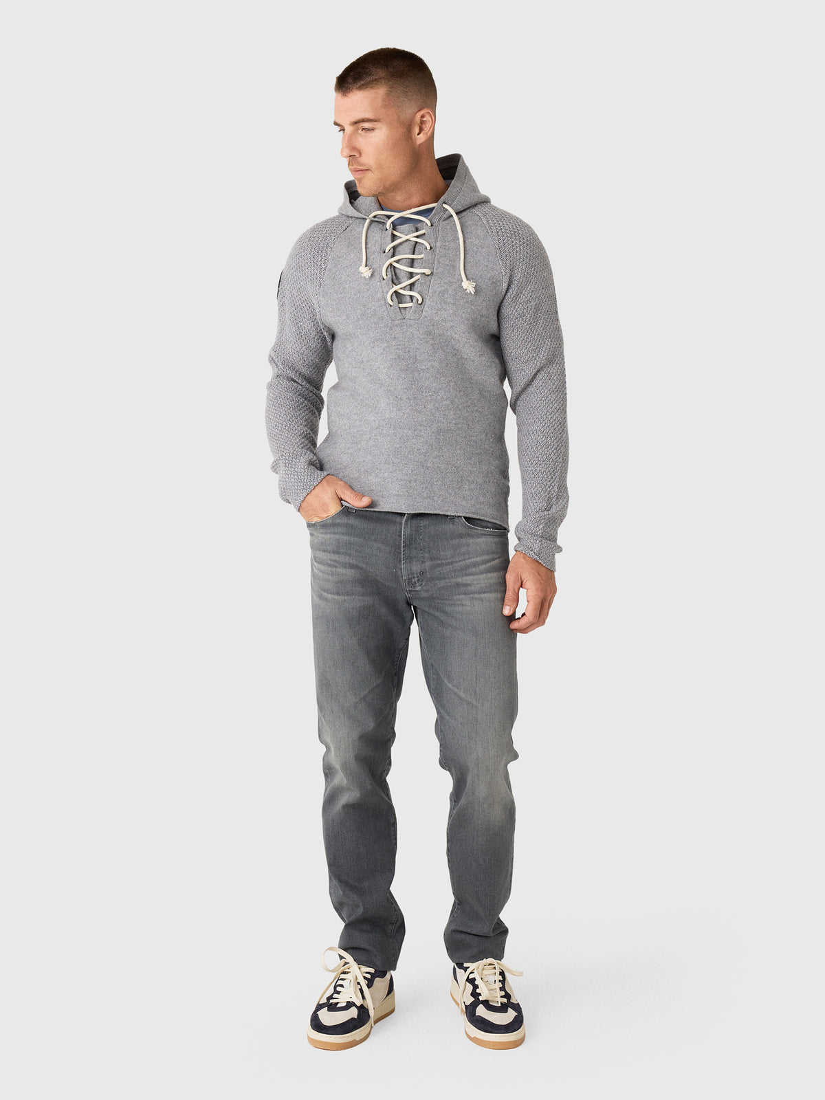 Amundsen Men's Boiled Laced Hoodie - Saint Bernard