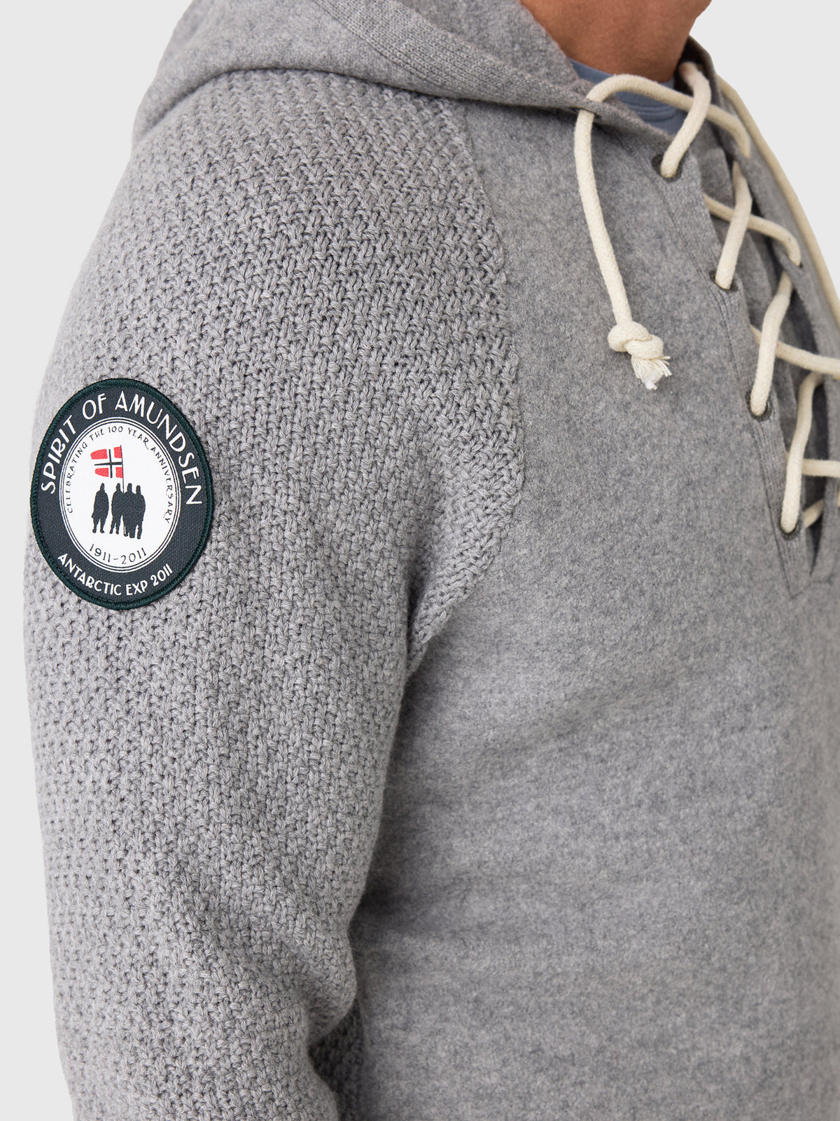 Amundsen Men's Boiled Laced Hoodie - Saint Bernard