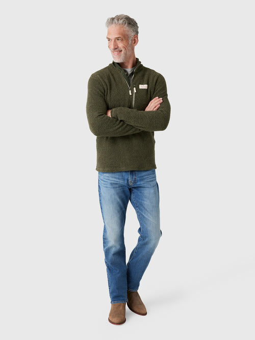 Amundsen Men's Hut Half-Zip Sweater - Saint Bernard