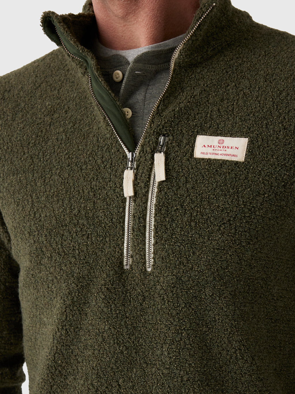 Amundsen Men's Hut Half-Zip Sweater - Saint Bernard