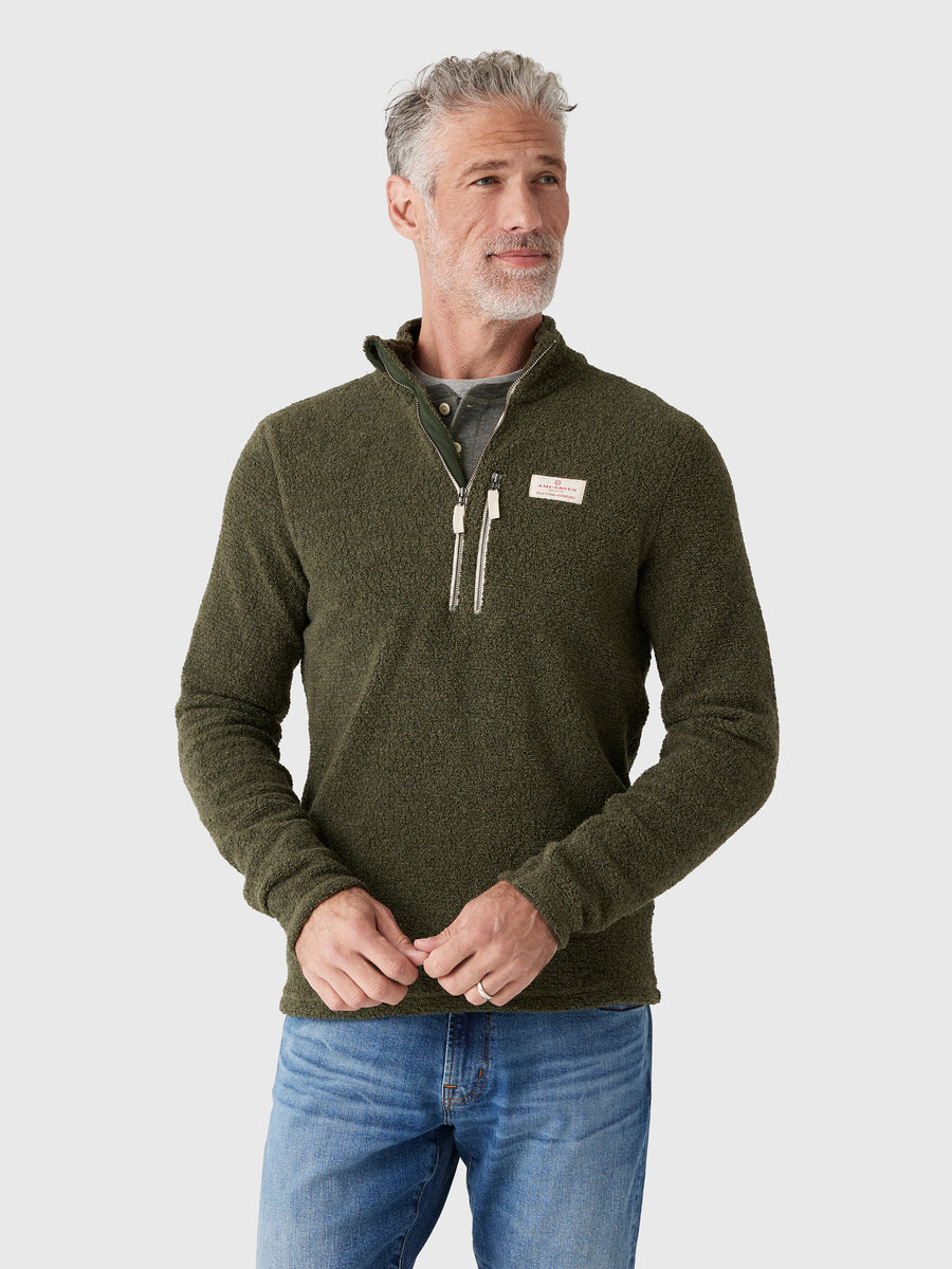 Amundsen Men's Hut Half-Zip Sweater - Saint Bernard