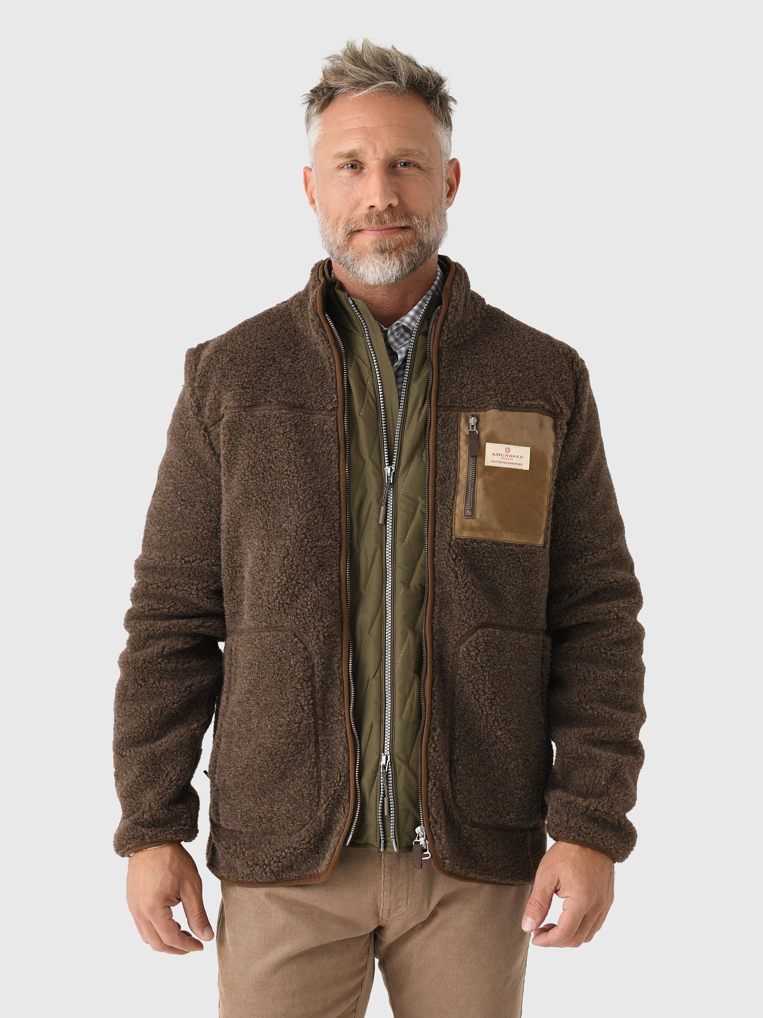 Amundsen Men's Heroes Wool Fleece Jacket – Saint Bernard