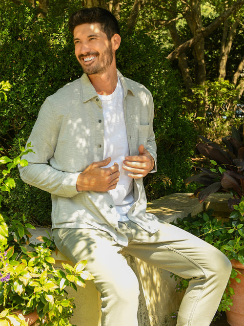 Citizens Of Humanity Men's Channing Piqué Button-Down Shirt