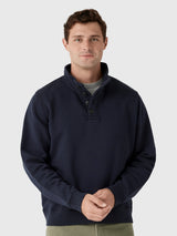 Citizens Of Humanity Men's Half Button Pullover - Saint Bernard