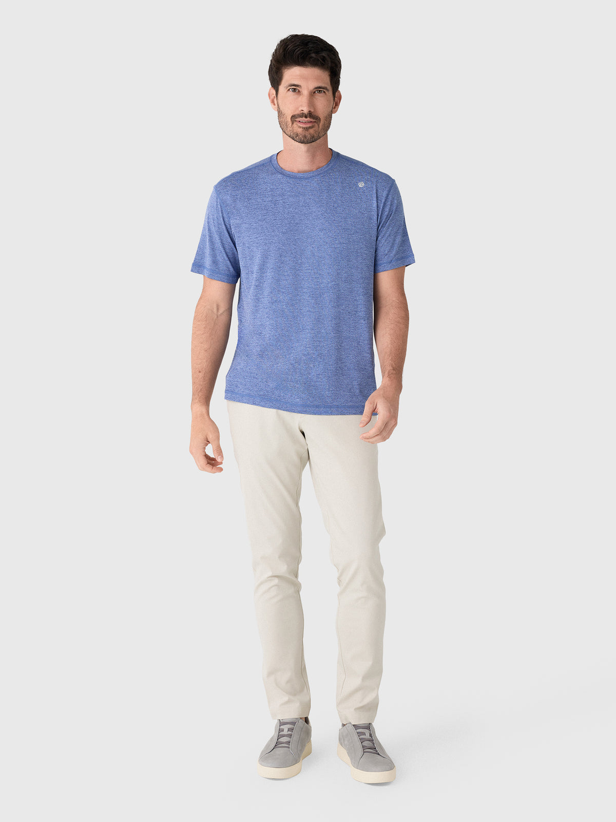 Rhoback Men's Heather Blitz Tech 2.0 Tee - Saint Bernard