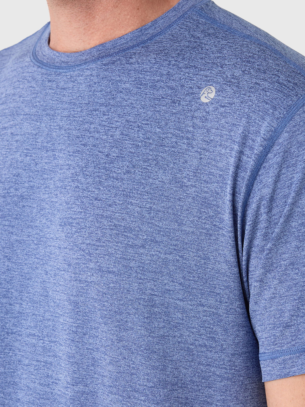 Rhoback Men's Heather Blitz Tech 2.0 Tee - Saint Bernard