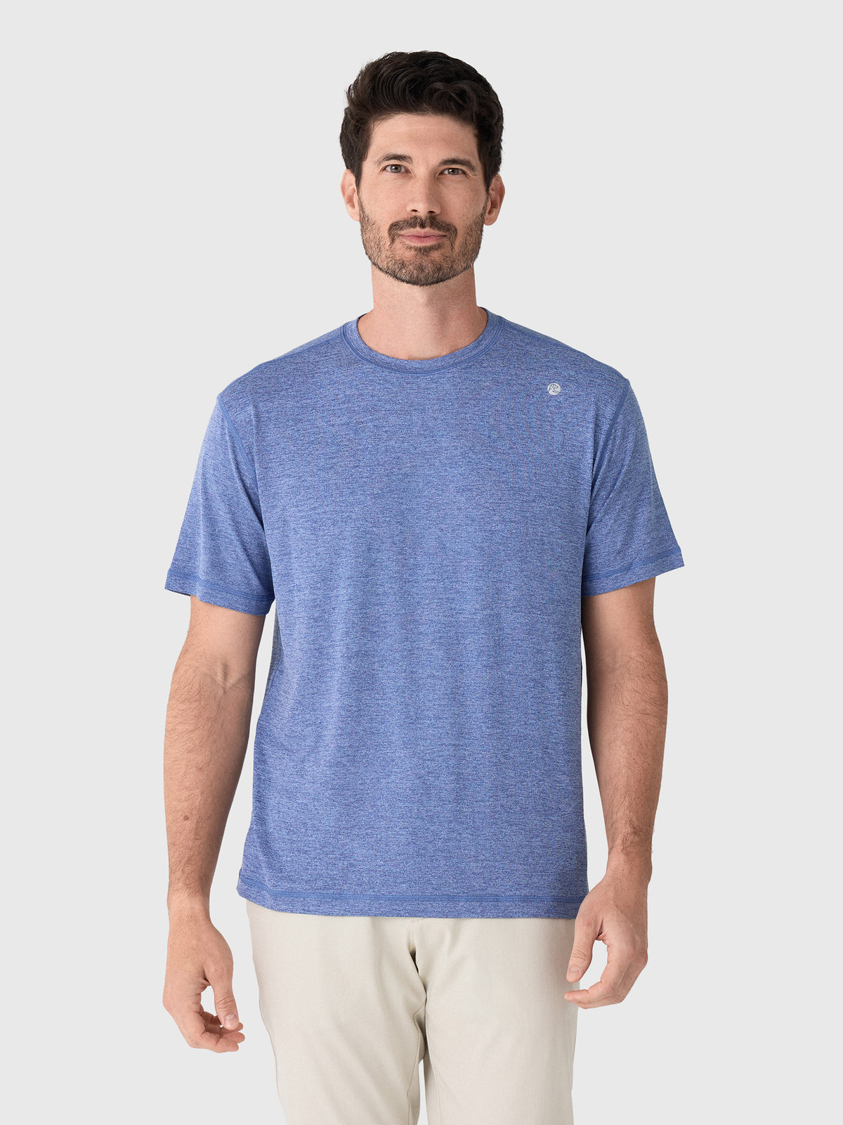 Rhoback Men's Heather Blitz Tech 2.0 Tee - Saint Bernard
