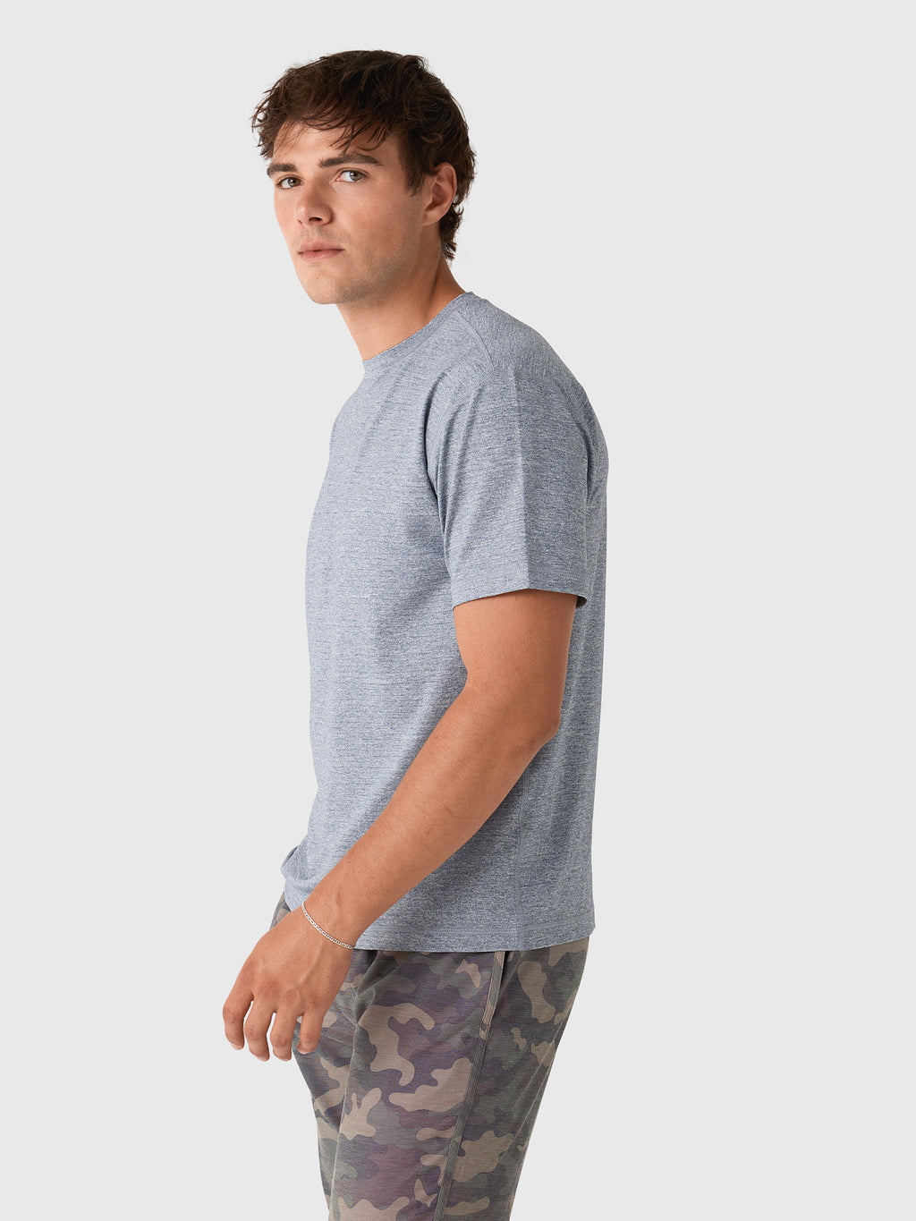 Rhoback Men's Heather Blitz Tech 2.0 Tee - Saint Bernard