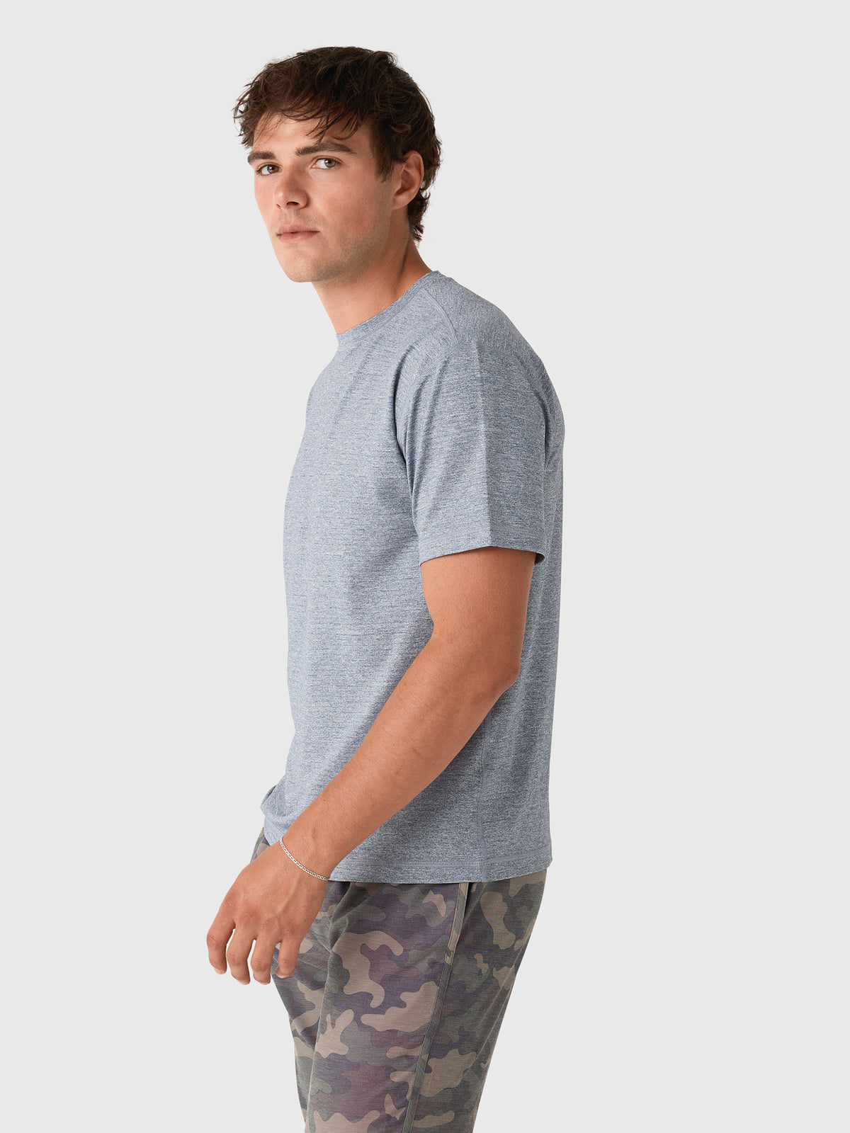 Rhoback Men's Heather Blitz Tech 2.0 Tee - Saint Bernard