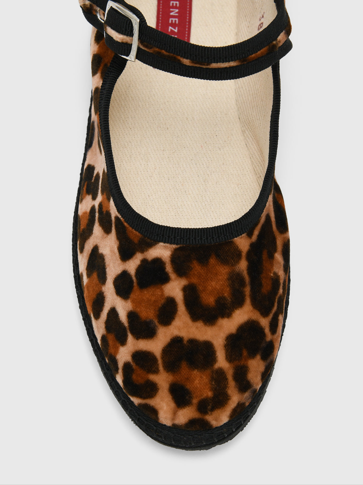 Vibi Venezia Women's Mary Jane Velvet Flat - Saint Bernard