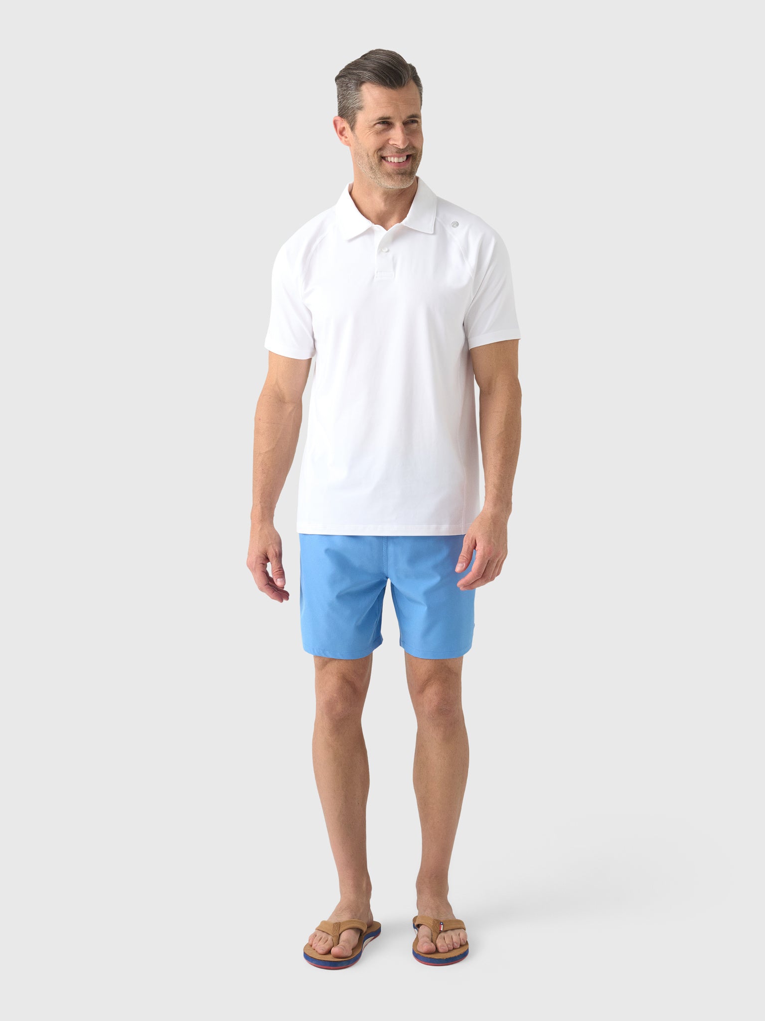 Rhoback Men's Blitz Tech Polo - Saint Bernard