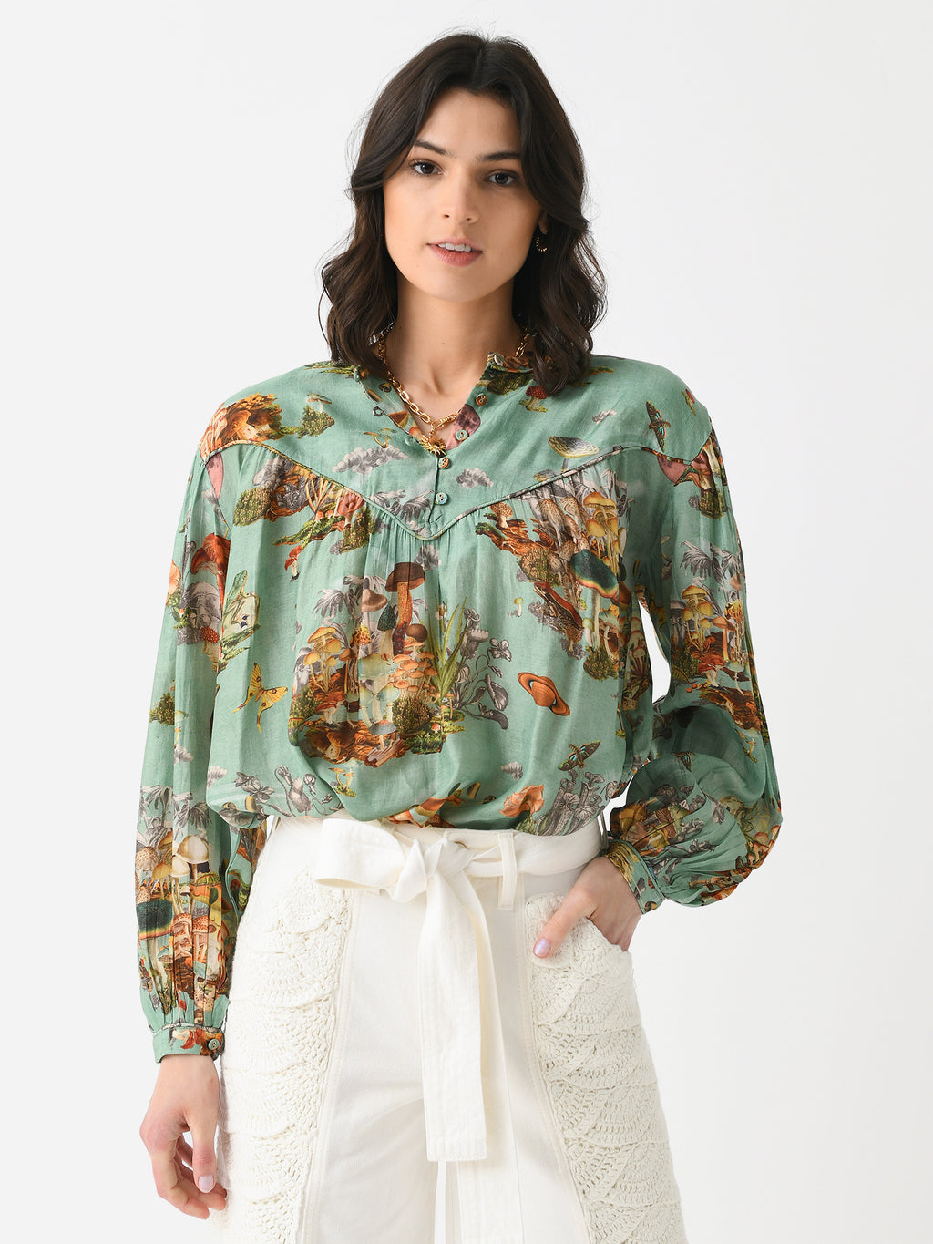 Chufy Women's Iris Blouse - Saint Bernard