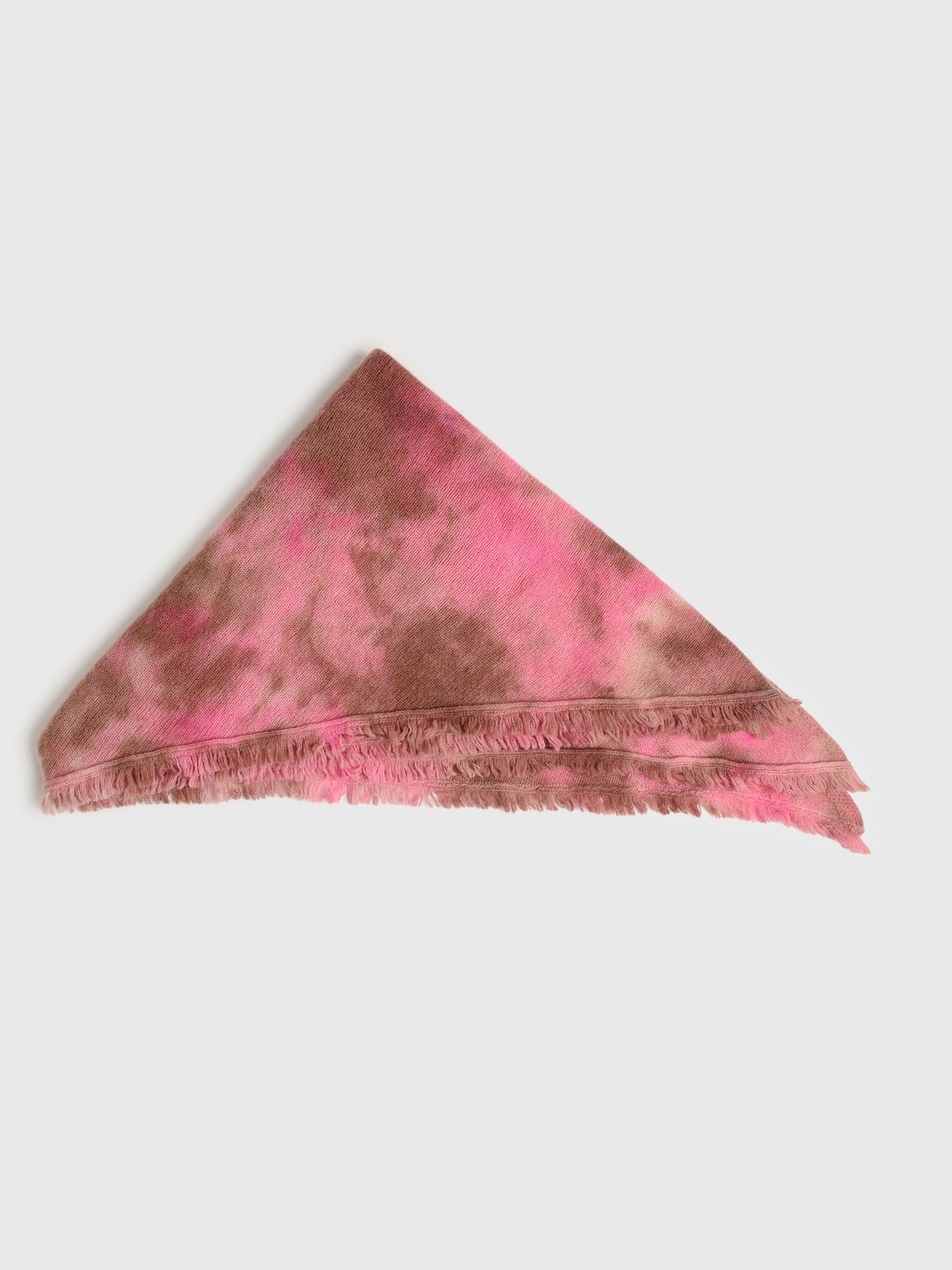 LoveTanJane Women's Rosalie Wool Fringe Triangle Scarf - Saint Bernard