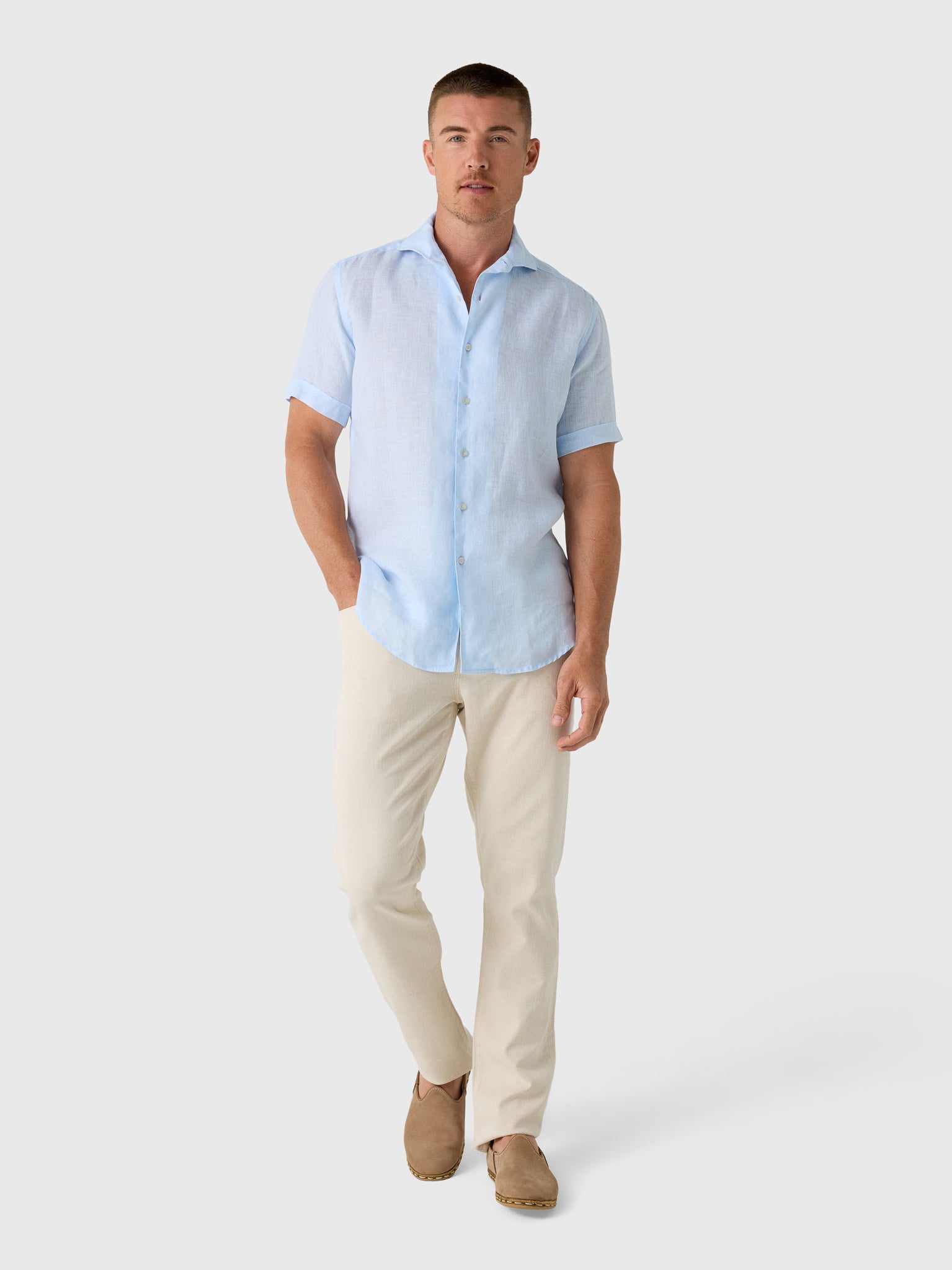 Miller Westby Men's Crosby Short Sleeve Shirt - Saint Bernard