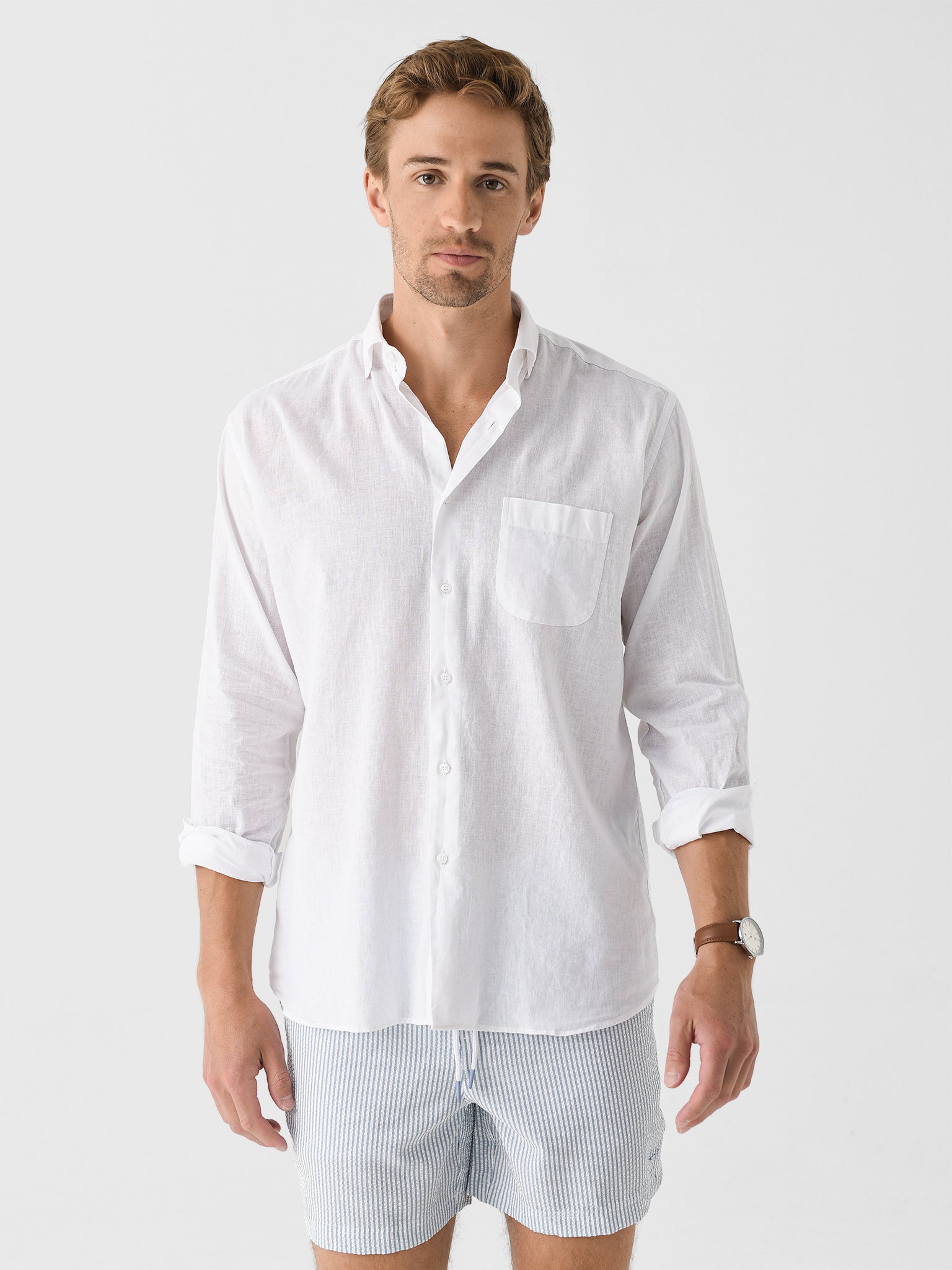 Miller Westby Men's Emory Button-Down Shirt - Saint Bernard