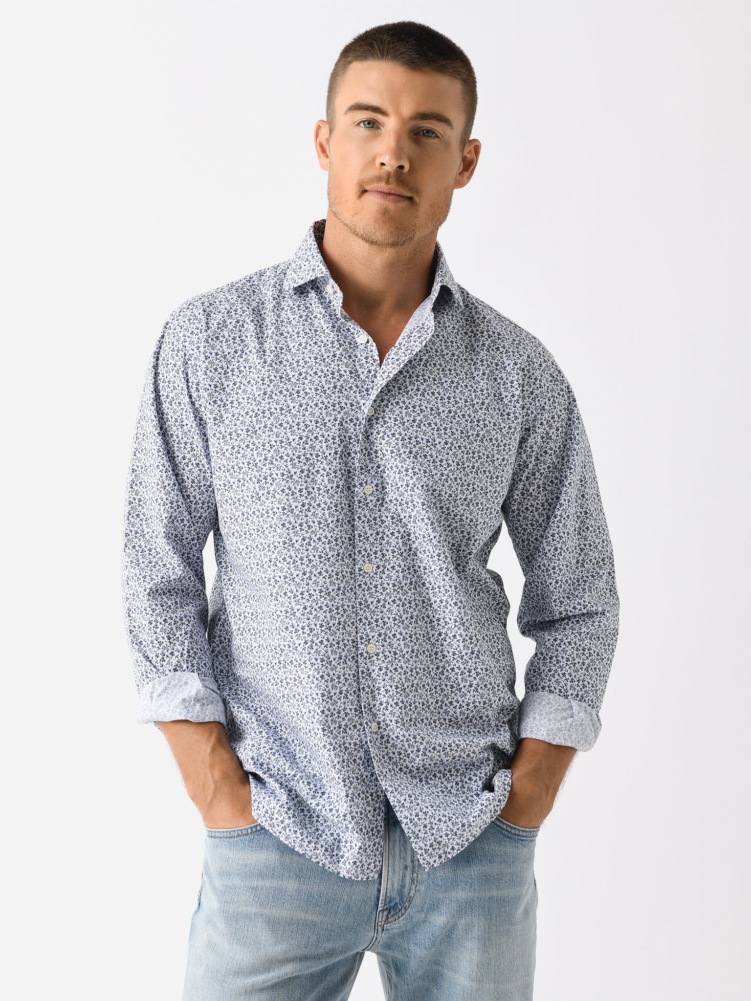 Miller Westby Men's Mayville Button-Down Shirt - Saint Bernard