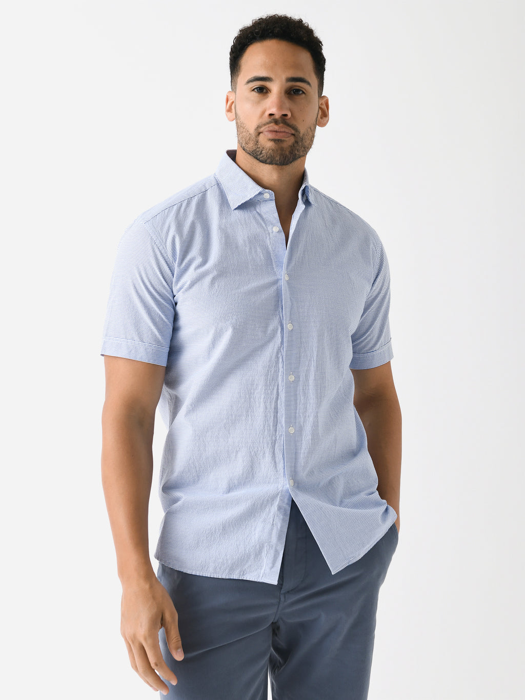 Miller Westby Men's North Lake Button-Down Shirt - Saint Bernard