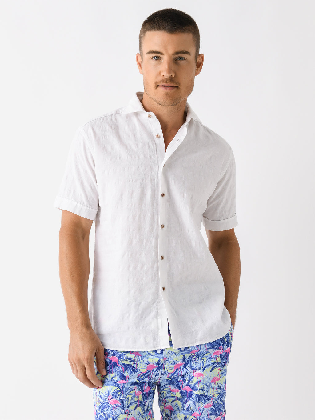 Miller Westby Men's Oostburg Button-Down Shirt - Saint Bernard