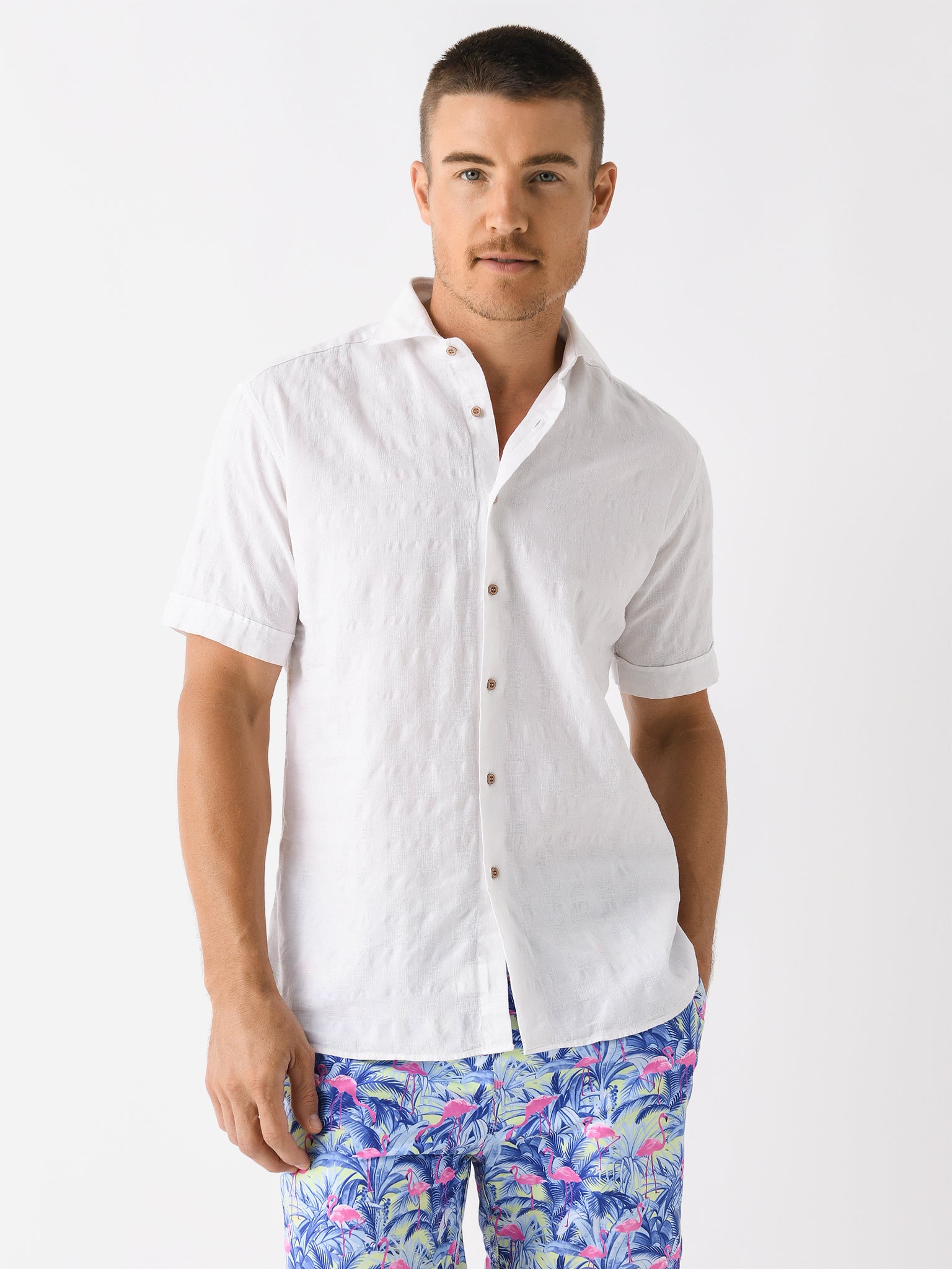Miller Westby Men's Oostburg Button-Down Shirt - Saint Bernard