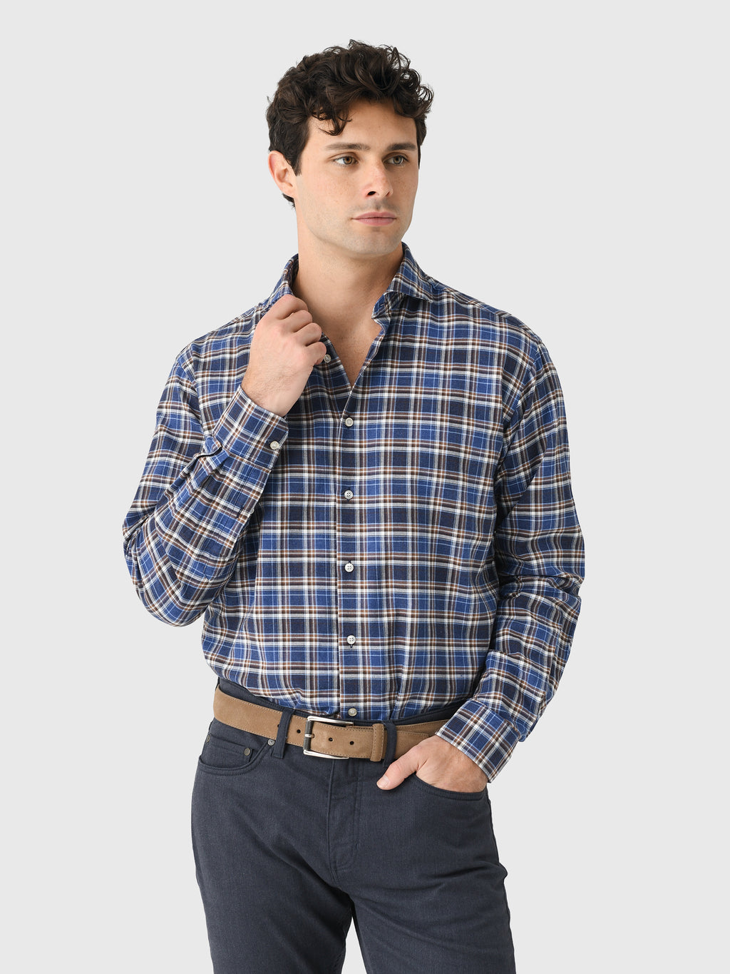 Miller Westby Men's Lakefair Button-Down Shirt - Saint Bernard