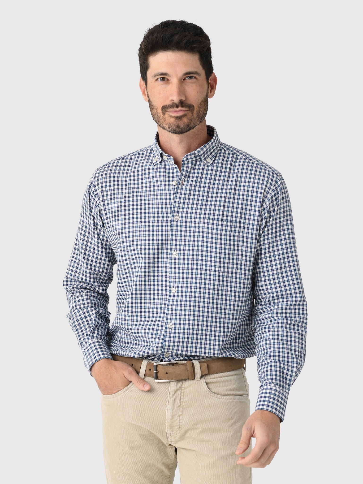 Miller Westby Men's Inverness Button-Down Shirt - Saint Bernard