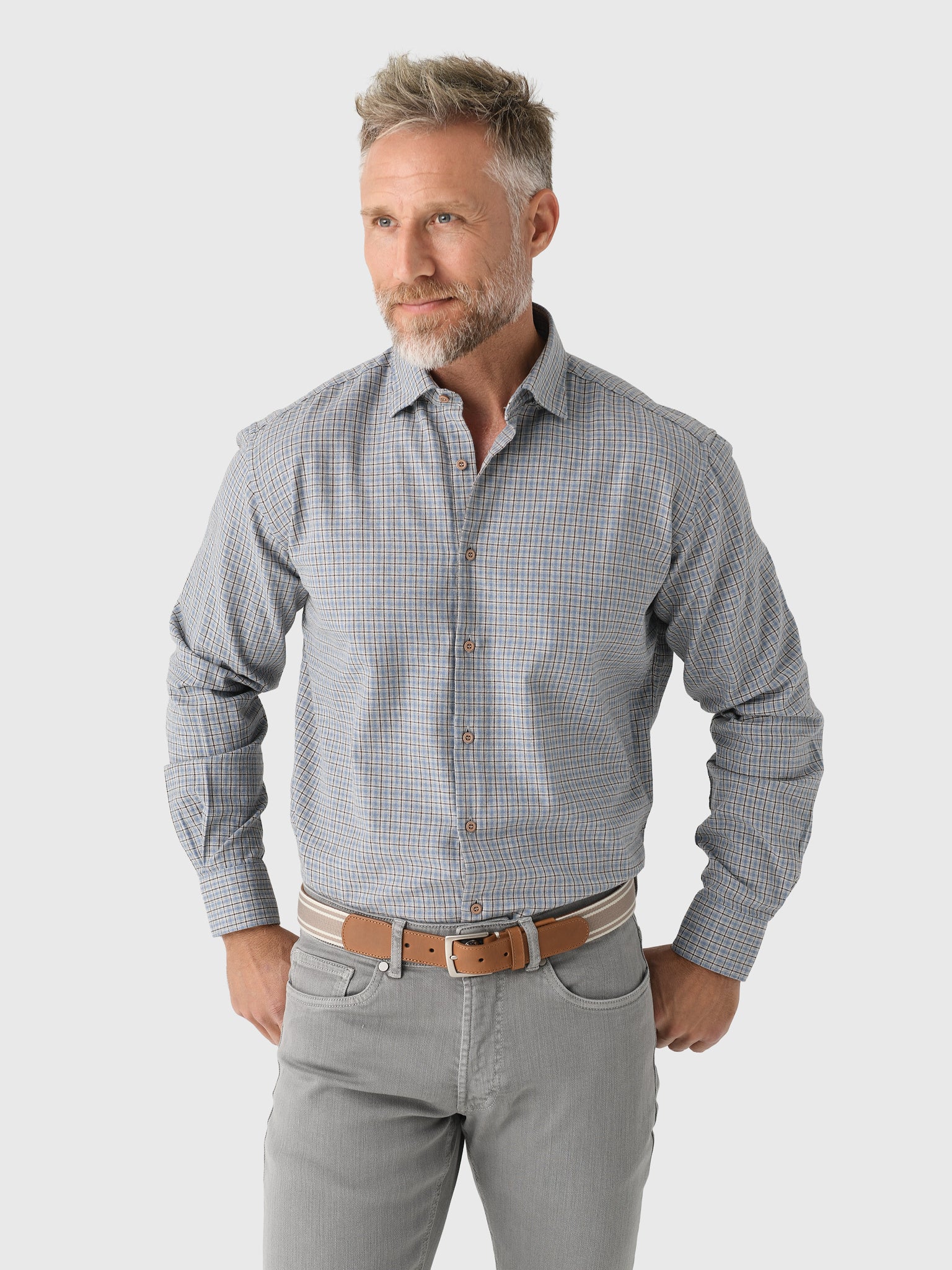 Miller Westby Men's Clermont Button-Down Shirt - Saint Bernard