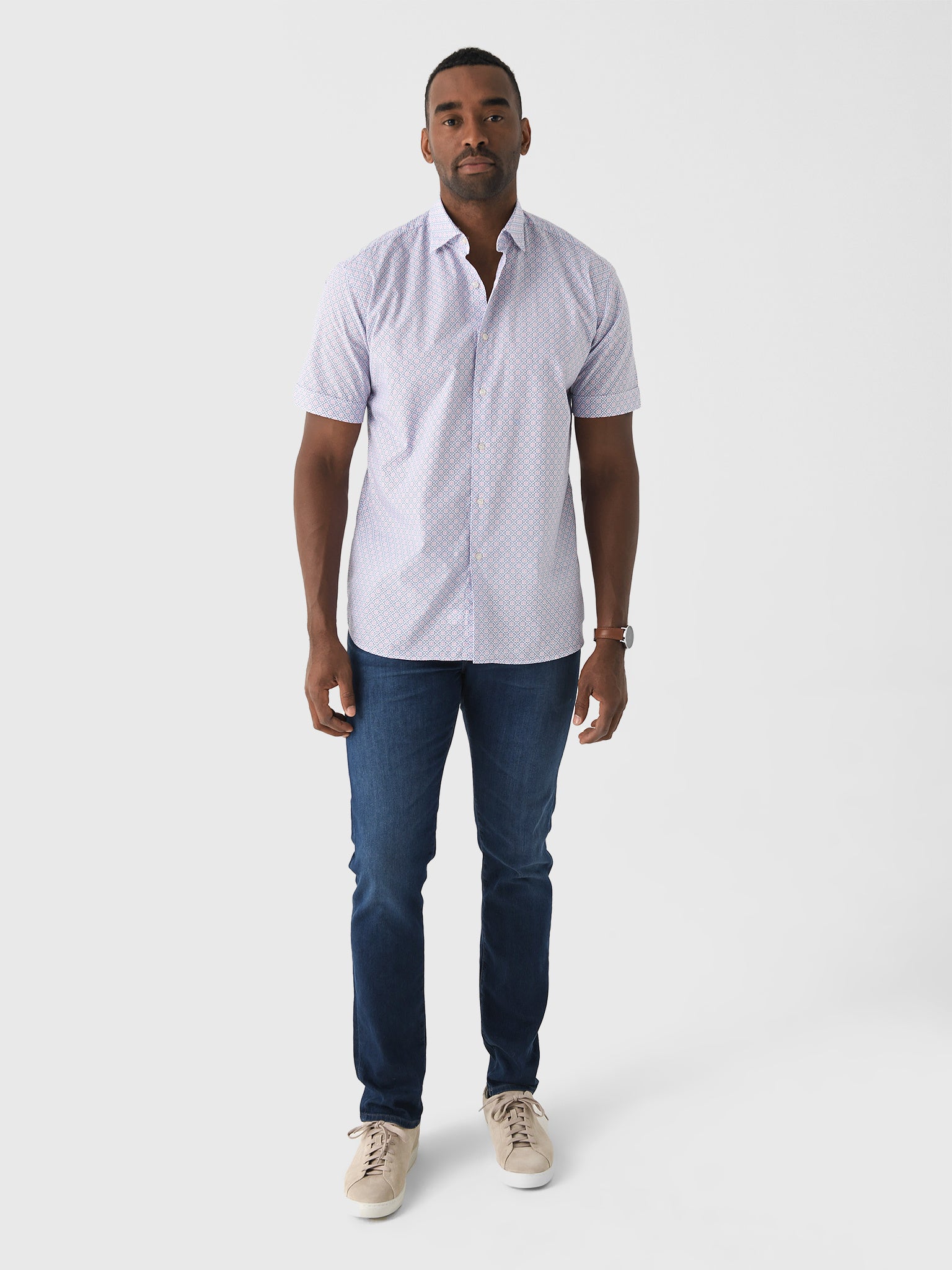 amvets dress shirts Texas A&M Leeward | Men's Performance Dress Shirt | White Navy Blue Mini Grid | Lightweight | Wrinkle-Free | Moisture Wicking