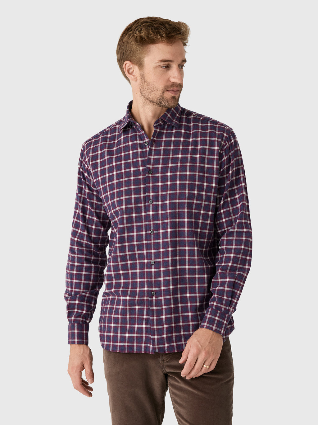 Miller Westby Men's Parker Long Sleeve Shirt - Saint Bernard