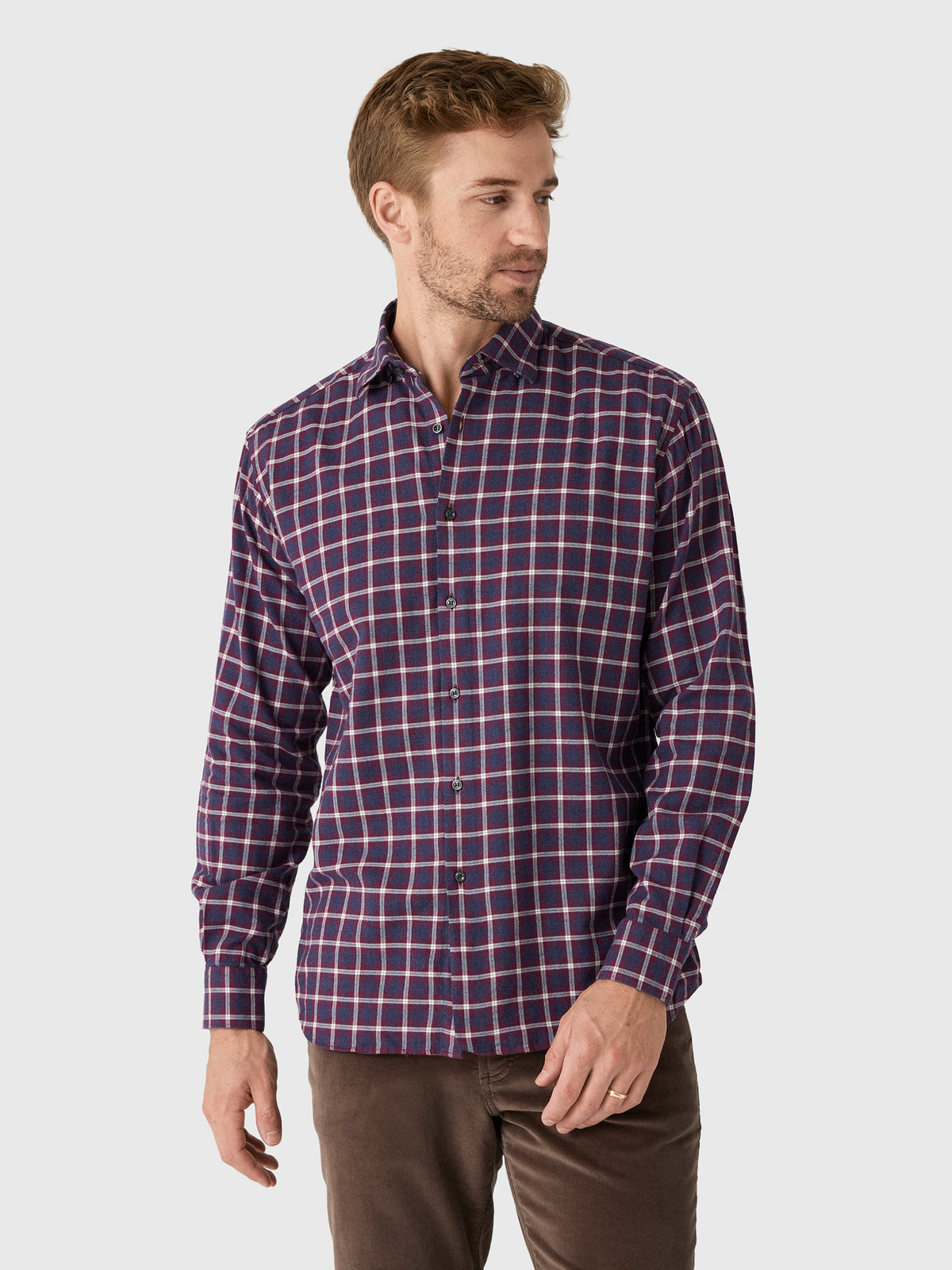 Miller Westby Men's Parker Long Sleeve Shirt - Saint Bernard