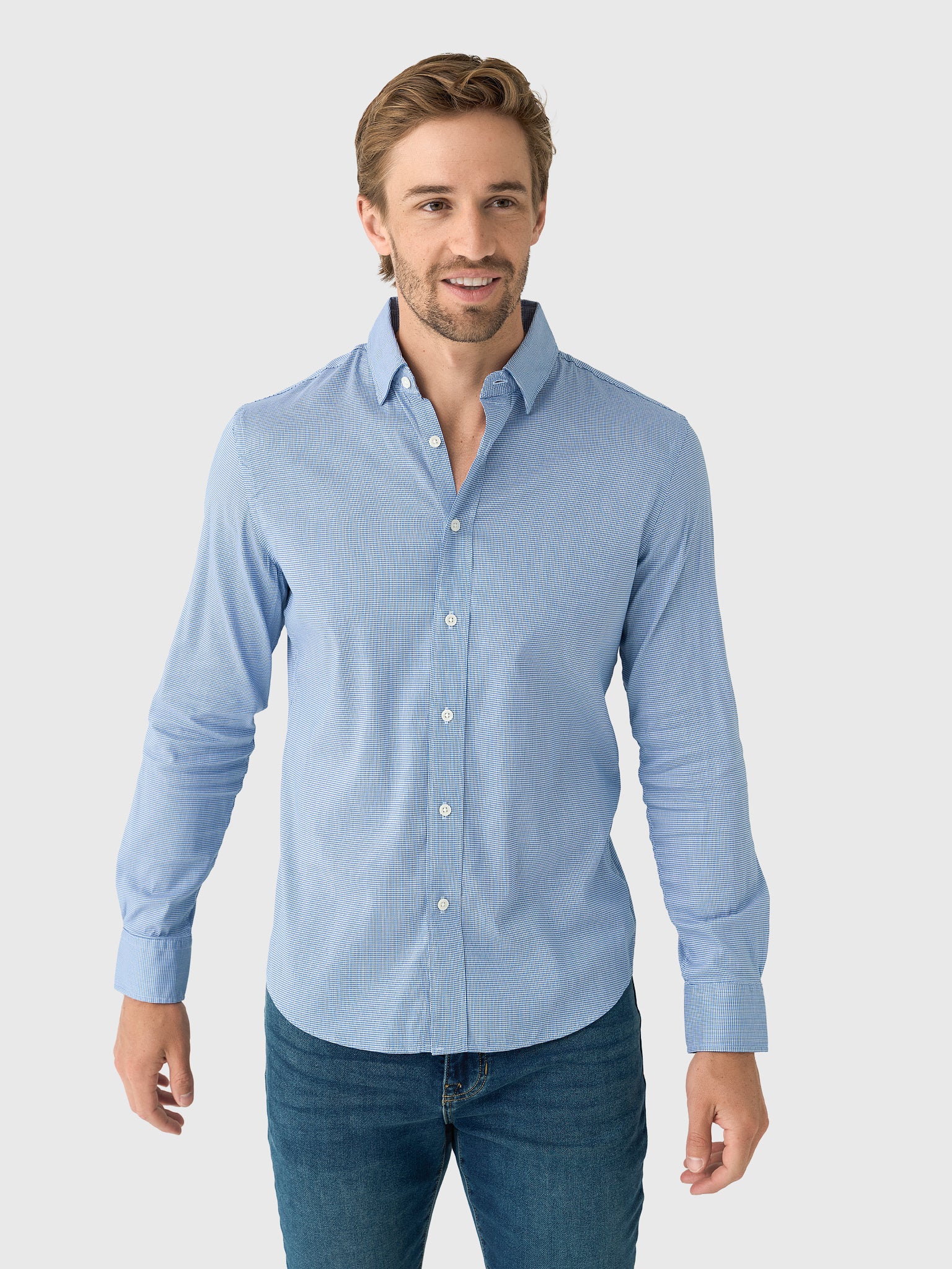 Faherty Brand Men's The Movement Shirt - Saint Bernard