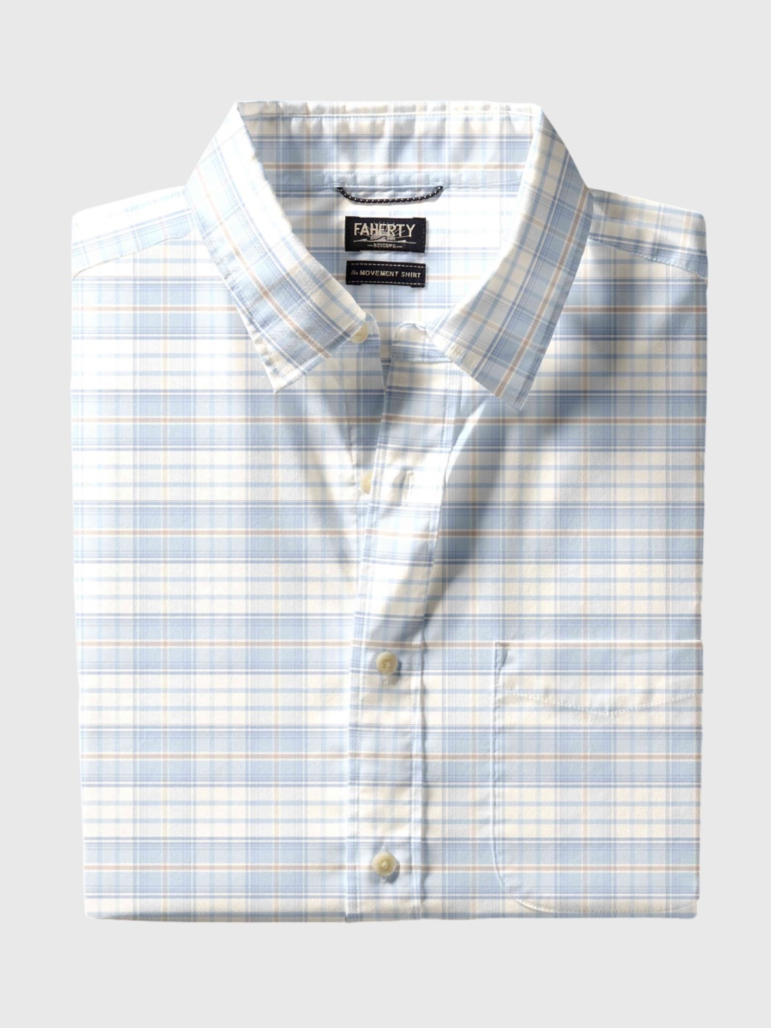 Faherty Brand Men's The Movement Shirt - Saint Bernard
